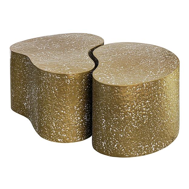 Набор из 2-х столиков Grannis, золотистые фото 8