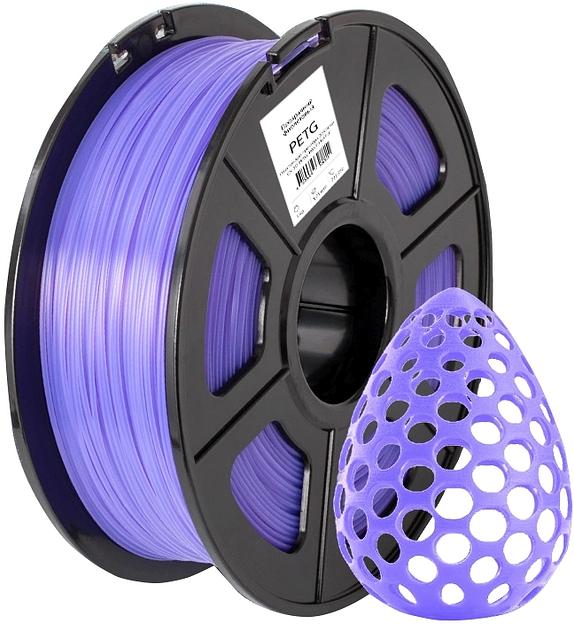 Пластик для принтера 3D Cactus CS-3D-PETG-1KG-T-PURPLE PETG d1.75мм 1кг 1цв. фото 1
