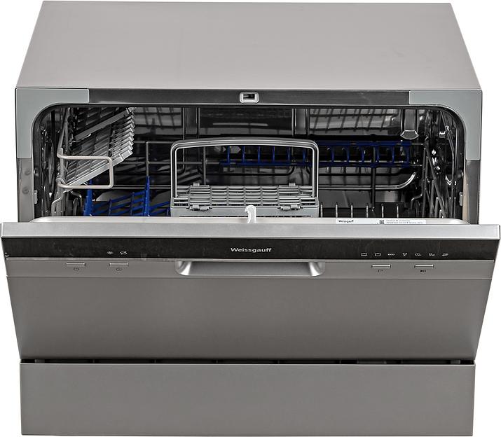 Посудомоечная машина Weissgauff TDW 4017 DS серебристый/черный (компактная) фото 9