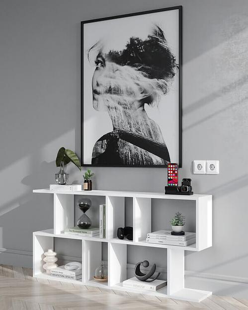 Полка подвесная открытая «Альфа» 550×200×550 мм ОПТ фото 7