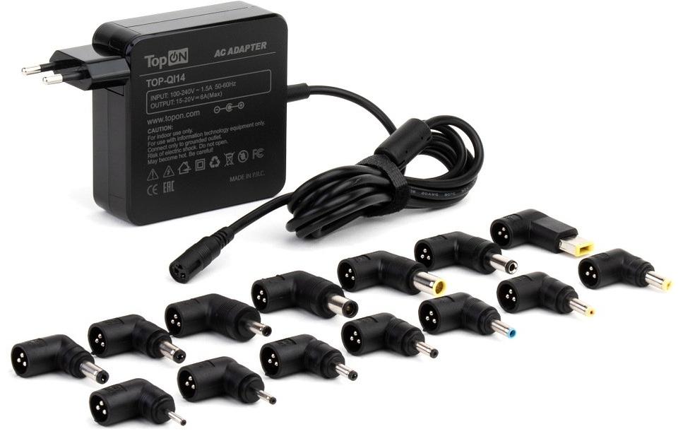Адаптер TopON TOP-QI14 автоматический 90W 15V-20V 14-connectors 6A от бытовой электросети фото 1