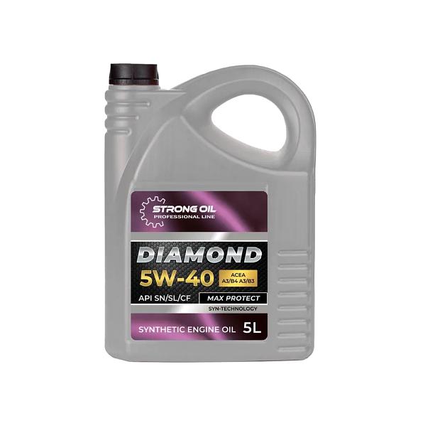 Масло (STRONG OIL) DIAMOND ENGINE 5W-40 SN/CF, синтетика ОПТ фото 1