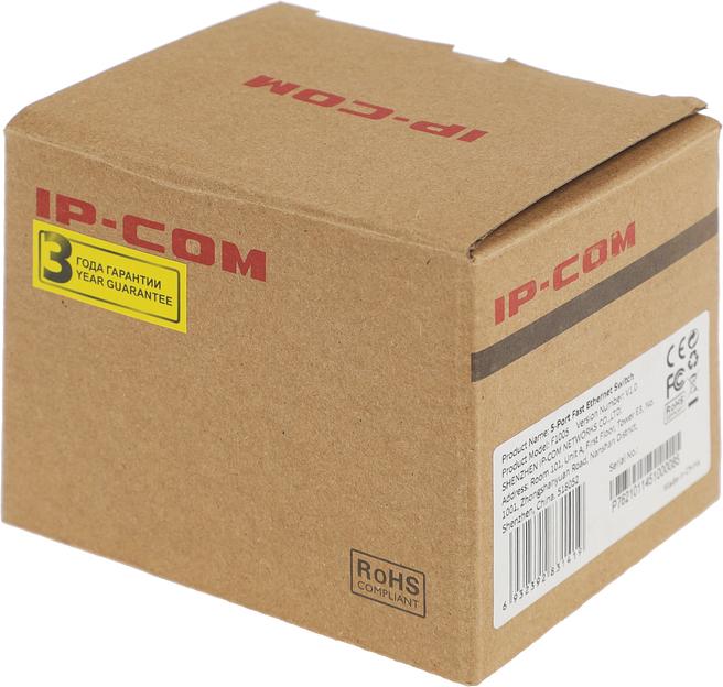 IP-COM F1005 Коммутатор неуправляемый, 5 портов, 5x100 Мбит/с, настольный фото 9