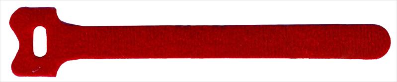 Стяжка Velcro Lanmaster LAN-VCM135-RD 135x12мм (упак:20шт) нейлон/полиэтилен внутри помещений красный фото 1