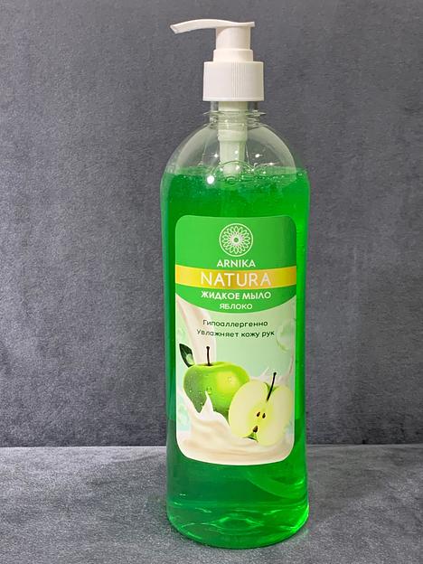 Жидкое мыло Arnika «Natura яблоко» 1 л фото 1