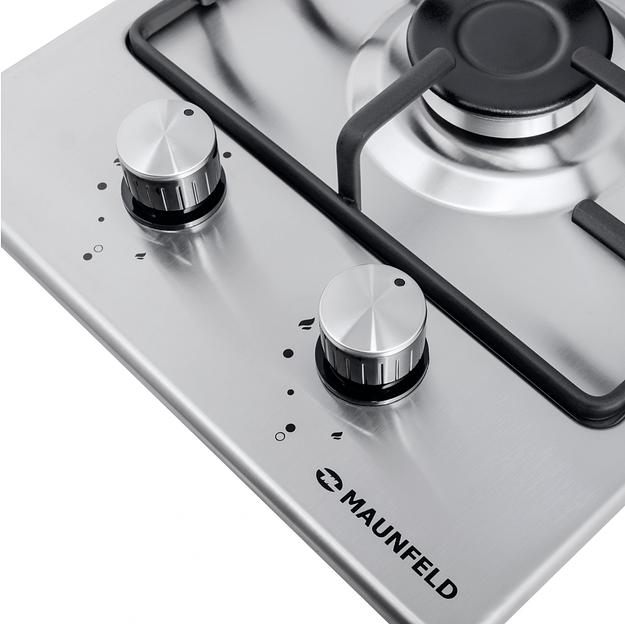 Газовая варочная поверхность Maunfeld EGHS.32.3ES/G нержавеющая сталь фото 6