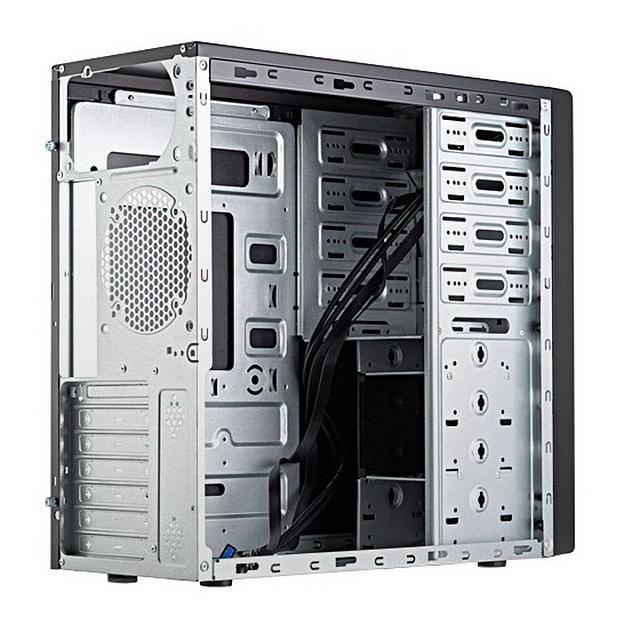 Case Foxline FL-886-FL500S-U32 ATX case, black, w/PSU 500W 12cm, w/2xUSB3.0, w/ pwr cord, w/o FAN фото 2