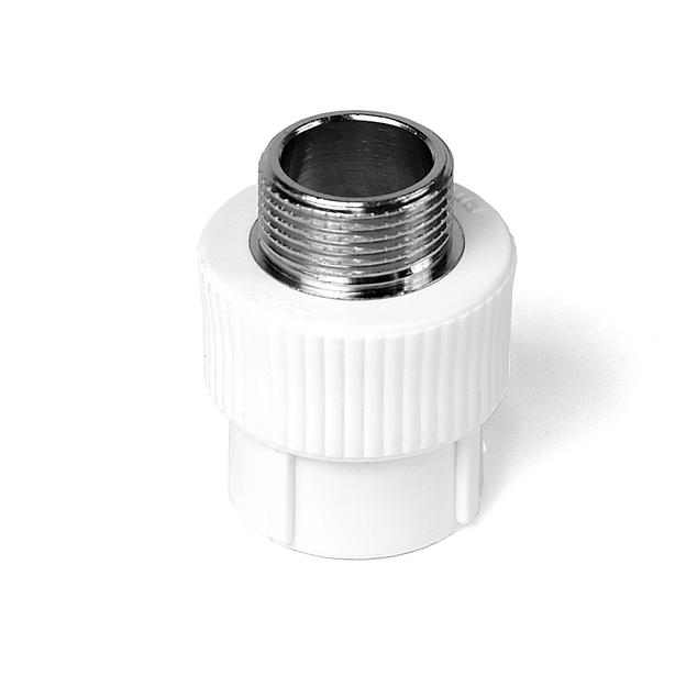 Муфта комбинированная 25x3/4' НР полипропиленовая PPR белый фото 5