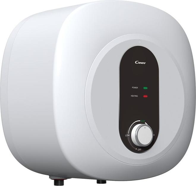 Водонагреватель Candy CS10V-EM1(R) 2кВт 10л электрический над раковиной/белый фото 3