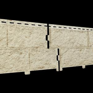 Фасадная панель Ю-Пласт,Stone-house Камень ,Золотистый фото 1