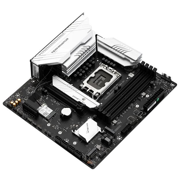 Материнская плата Maxsun Terminator B760M D4 WIFI6E 1700, B760, 4xDDR4, 1xPCIEx16,1xPCIEx4,3xM.2, Front1xType-C,2xUSB3,2xUSB2, Rear2xUSB3,6xUSB2, 4xSATA3, 2,5GLan, HDMI+DP, mATX, RTL фото 4