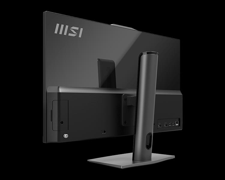 Моноблок MSI Modern AM272P 1M AiO 27" FHD (1920x1080)IPS AG Non-touch, Core i3-100U (1.2GHz), 8GB DDR5(1x8GB),512GB SSD M.2,Intel UHD,WiFi,BT,camera,WirelessKB&mouse Eng/Rus,NoOS,1y w-ty,Black фото 4