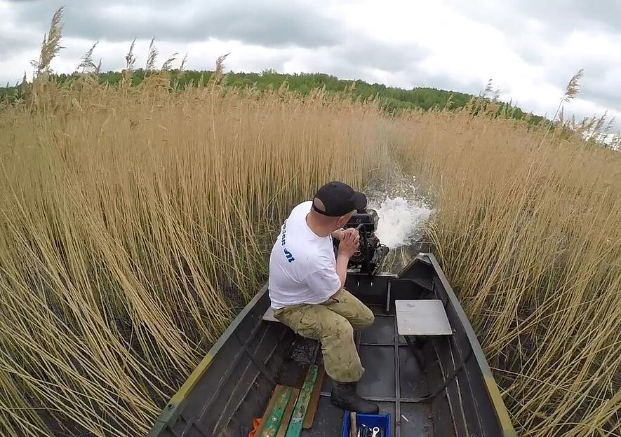 Мотор болотоход Бурлак 27 л.с. (688 см3) двухцилиндровый двигатель Lifan фото 9