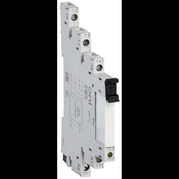Реле интерфейсное ORK с розеткой 1C 24В DC ONI ORK-1-1C-DC24V фото 1