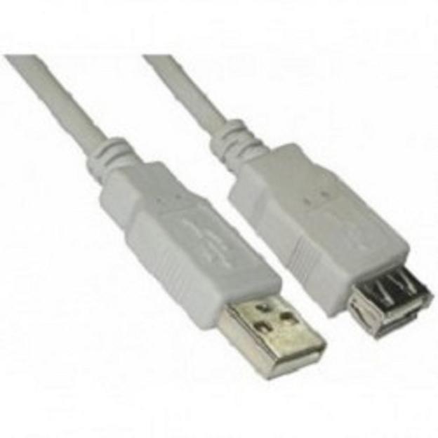 5bites UC5011-018C Кабель удлинитель USB2.0, AM/AF, 1.8м. фото 1