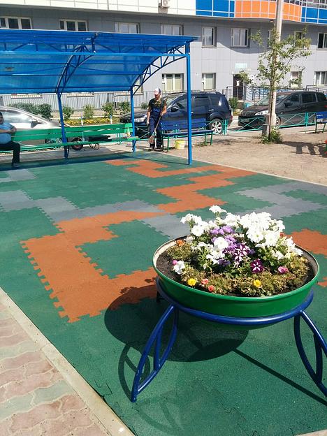 Плитка «Конструктор» резиновая 500×500×23 мм фото 8