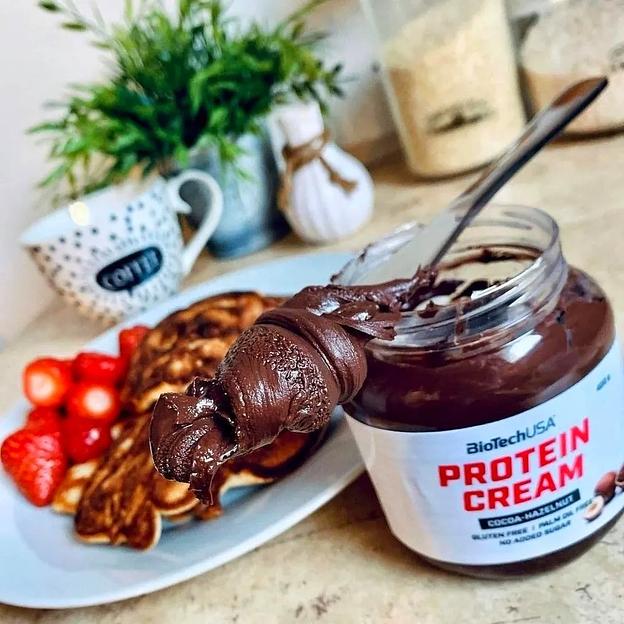 Шоколадная паста с протеином Protein Cream 200 г какао-фундук ОПТ фото 8