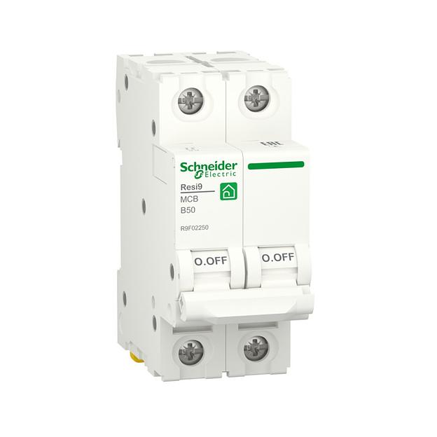 Автоматический выключатель SE R9F02250 (АВ) 2P B 50А 6 kA фото 1