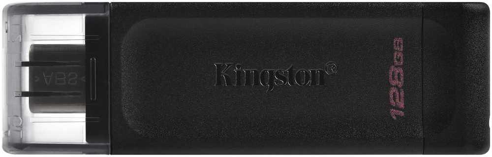 Флеш Диск Kingston 128Gb DataTraveler 70 Type-C DT70/128GB USB3.0 черный фото 1