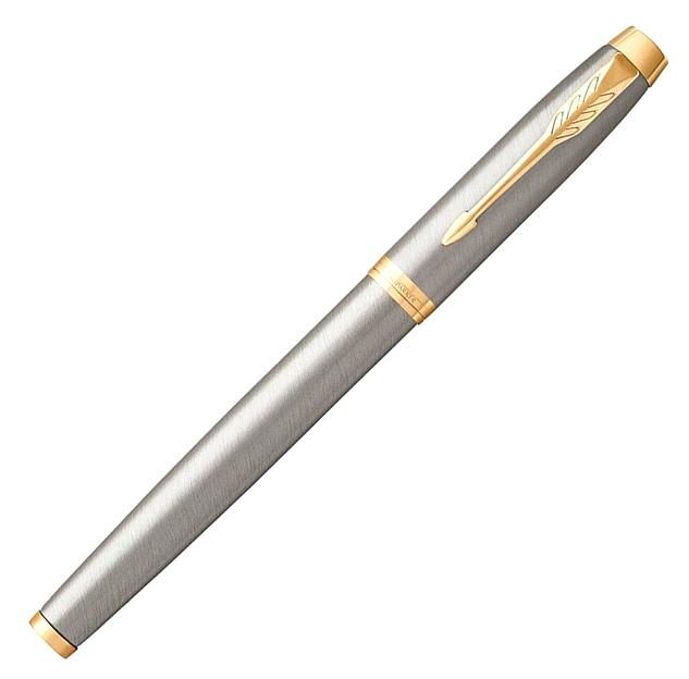 Ручка роллер Parker IM Core T321 (CW1931663) Brushed Metal GT F черн. черн. подар.кор. фото 2