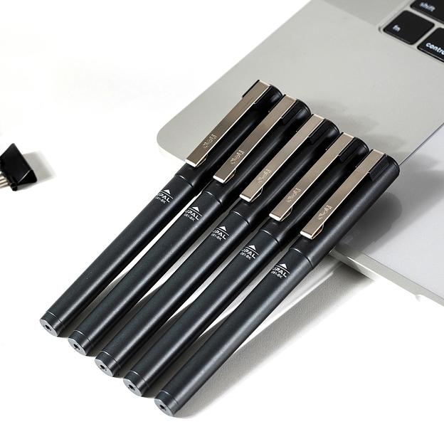 Ручка гелев. Deli Upal EG61-BK черн d=1мм черн. черн. фото 2