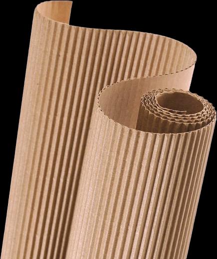 Рулон из гофрокартона двухслойный 1.05 мм х100 см фото 1