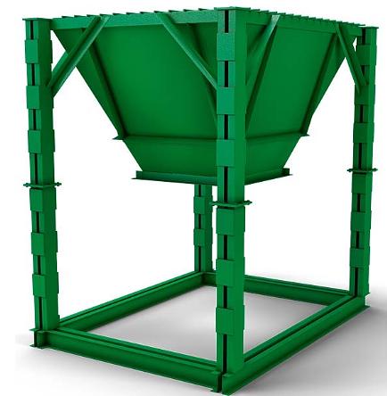 Бункер хранения инертных материалов (песка и щебня) фото 1