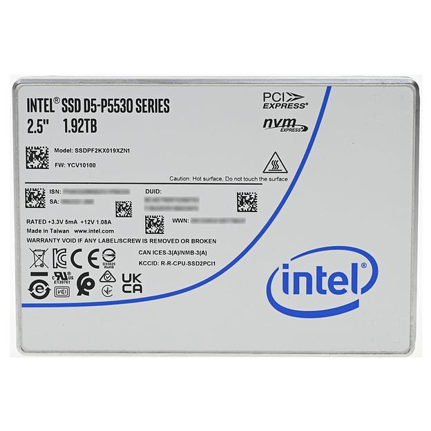 Твердотельный накопитель Intel SSDPF2KX019XZN1 фото 1