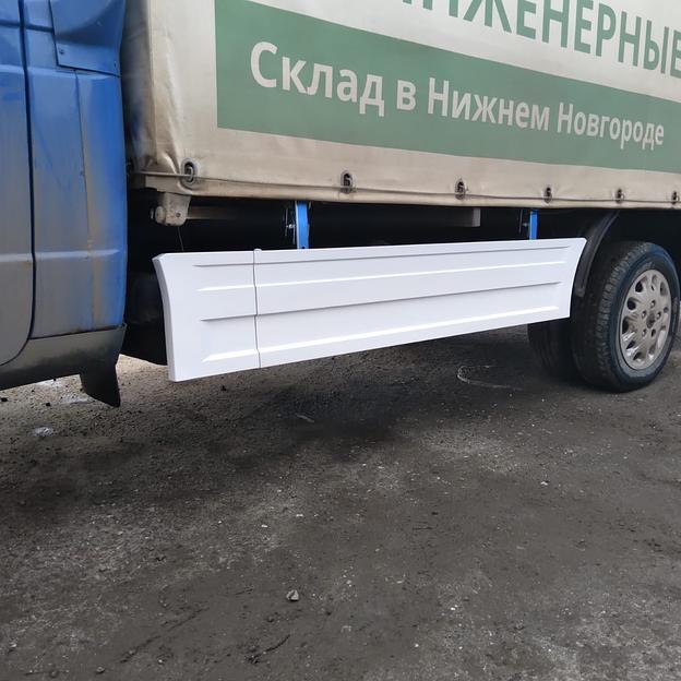 Боковая защита фургона, отбойник (длина 2750 мм) из стеклопластика ОПТ фото 9