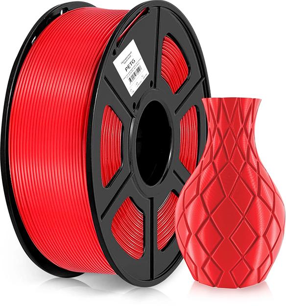 Пластик для принтера 3D Cactus CS-3D-PETG-1KG-T-RED PETG d1.75мм 1кг 1цв. фото 1