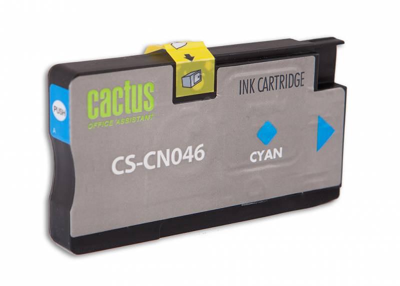 Картридж струйный Cactus CS-CN046 №951XL голубой (26мл) для HP DJ Pro 8100/8600 фото 2