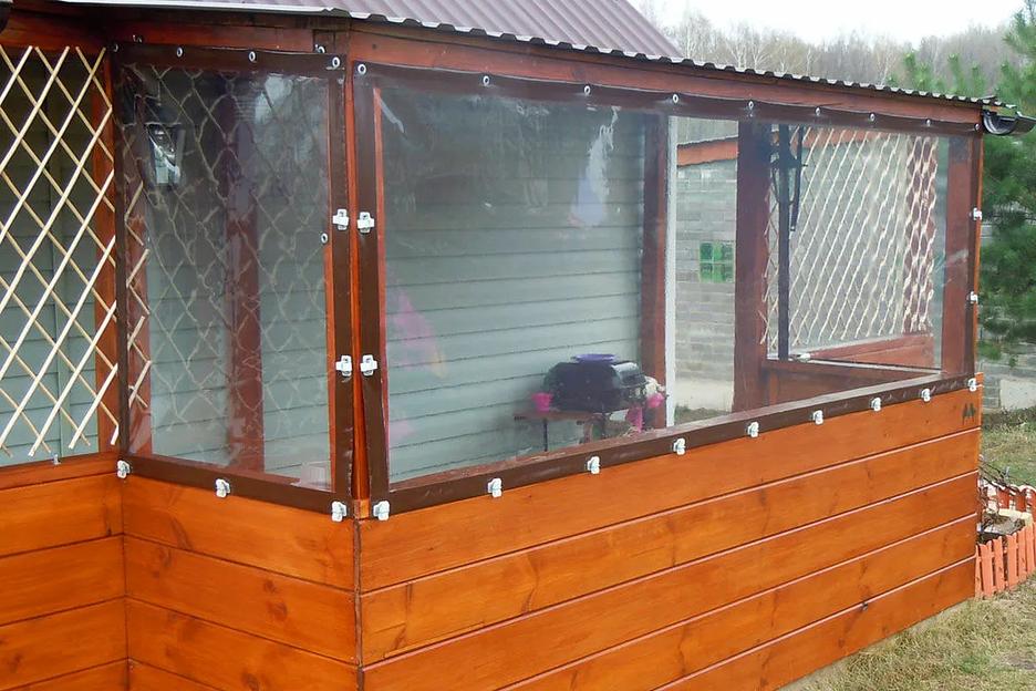 Мягкие окна из пленки ПВХ по индивидуальным размерам ОПТ фото 6