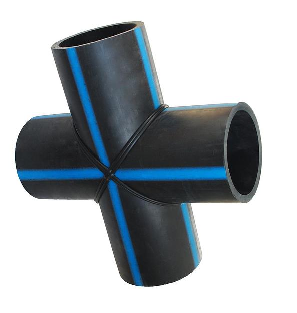 Крестовина 630 ПЭ100 SDR17 сварная сегментная фото 1