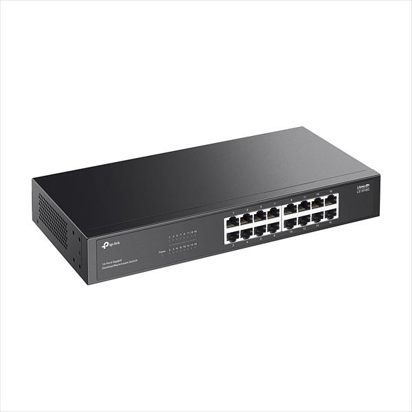 TP-Link LS1016G Коммутатор с 16 гигабитными портами для размещения на столе или в стойке фото 4