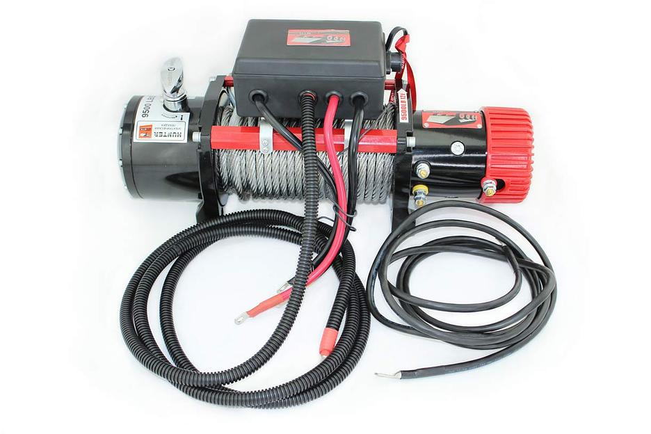 Лебедка штатная УАЗ Хантер 12В 9500 lbs ОПТ фото 2