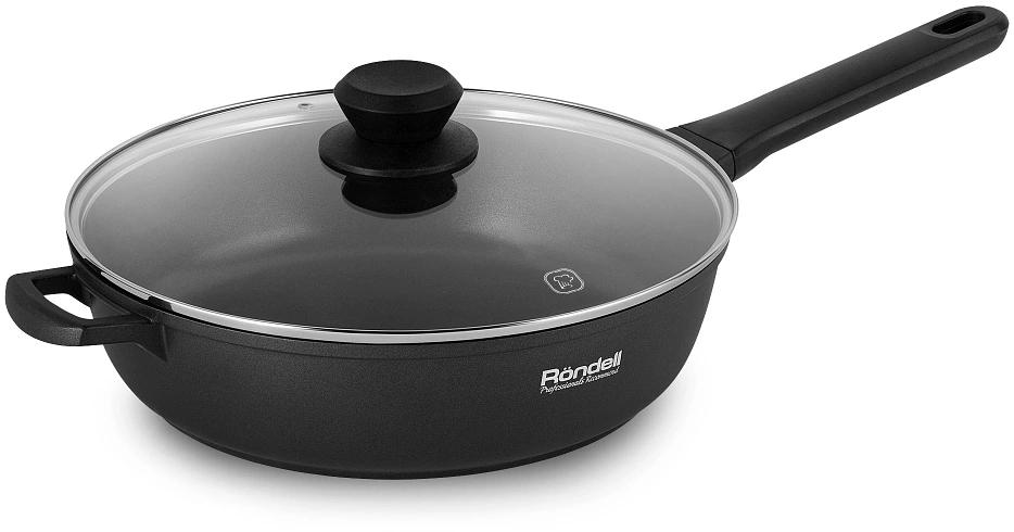 Сотейник Rondell Zeita Neu RDA-1203 d=28см (с крышкой) черный фото 3
