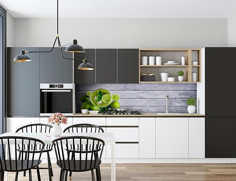 Интерьерная стеклянная панель «Смузи» опт фото 3