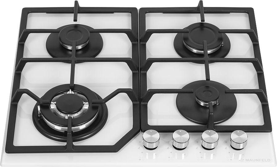Газовая варочная поверхность Maunfeld EGHG.64.43CW\G белый фото 2