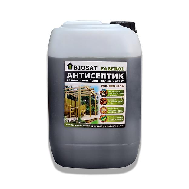 Невымываемый антисептик для наружных работ Biosat Faberol, 5 кг, опт фото 3