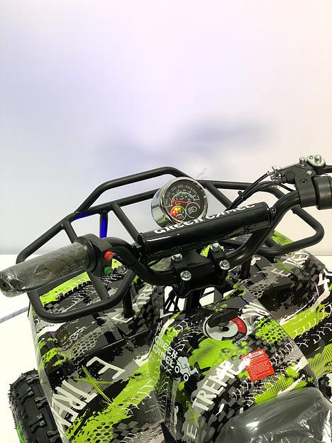 Квадроцикл GreenCamel Гоби K32 (36V 1000W R6 Цепь) ножной тормоз, зелёный экстрим фото 7
