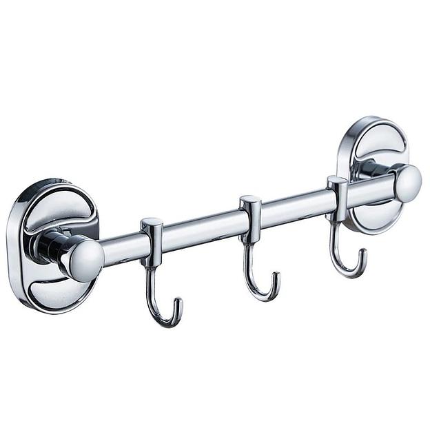 Кронштейн настенный, 3 крючка «Solinne», 16213, хром, Коллекция Modern фото 1