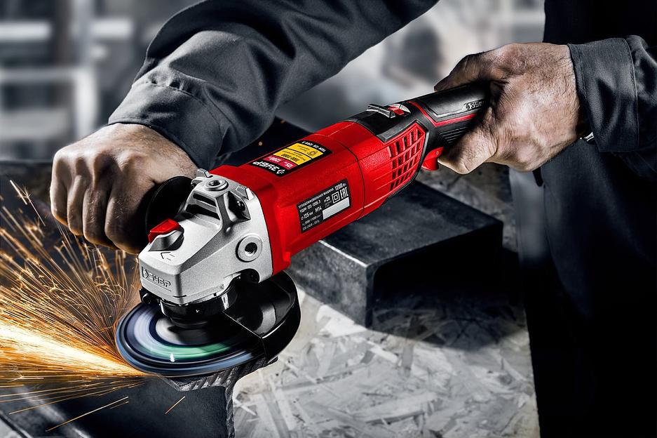 Углошлифовальная машина Зубр УШМ-125-1205 Э 1200Вт 11000об/мин рез.шпин.:M14 d=125мм фото 2