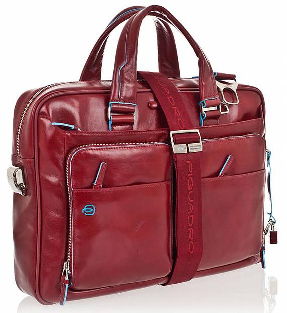 Сумка Piquadro Blue Square CA2849B2/R красный натур.кожа фото 3
