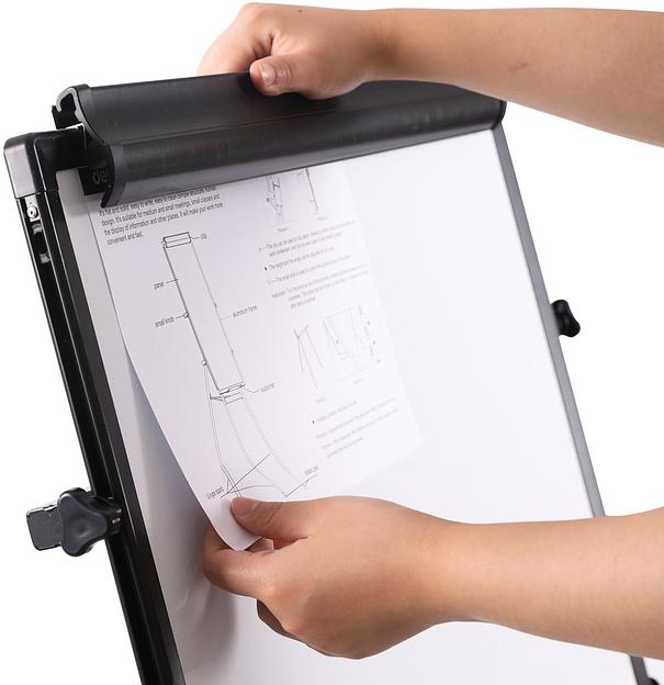 Флипчарт Deli 7892 лак 90x60см на треноге белый с аксессуарами фото 3