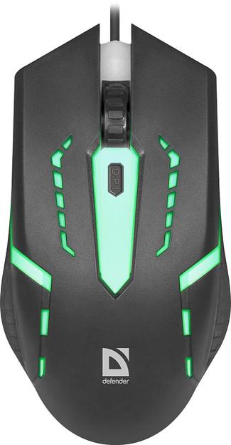 Мышка USB OPTICAL HIT MB-601 BLACK 52601 DEFENDER фото 4