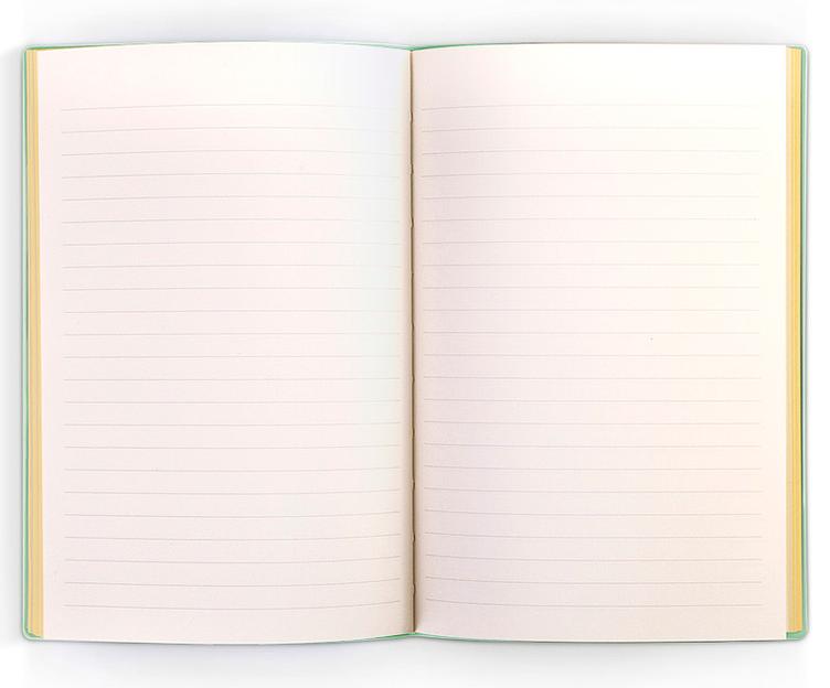 Блокнот Deli 22283LT-GREEN 210х143мм искусст. кожа 96л светло-зеленый фото 2