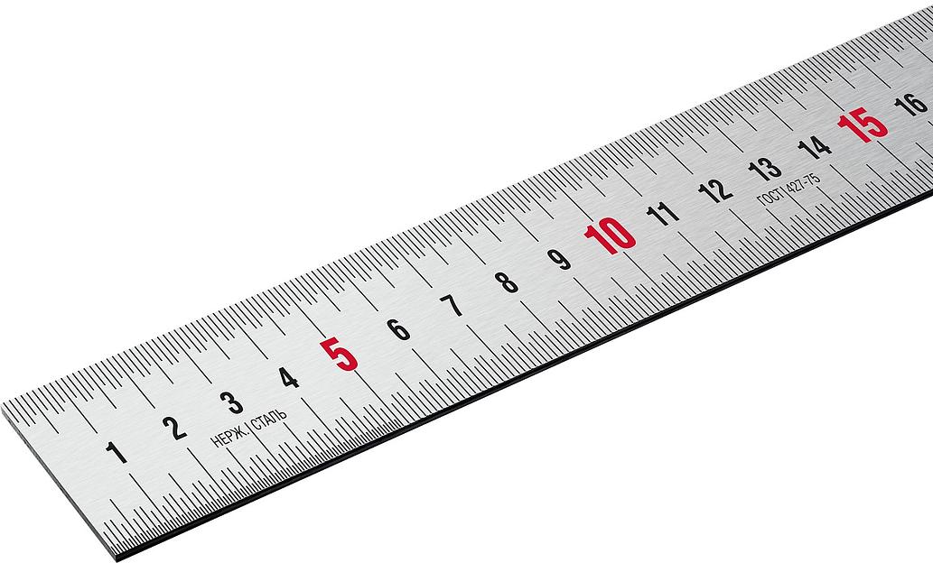 ЗУБР Про-30Д, длина 0.30 м, усиленная нержавеющая линейка, Профессионал (34280-030-Д) фото 3