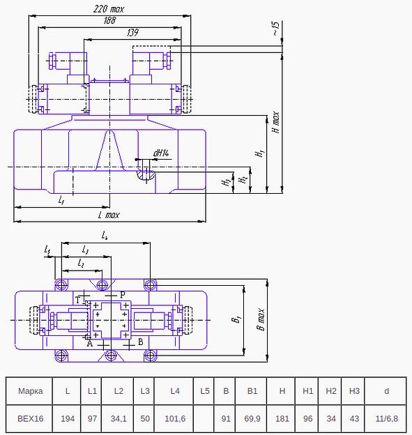 Гидрораспределители ВЕХ16 ДУ 16 мм фото 7