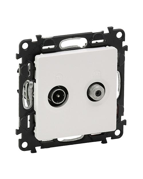 Розетка TV-SAT звезда Legrand 753464 VLN-l БЕЛ фото 1