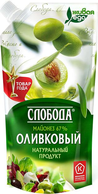Майонез Слобода «Оливковый» 230 мл ОПТ фото 1